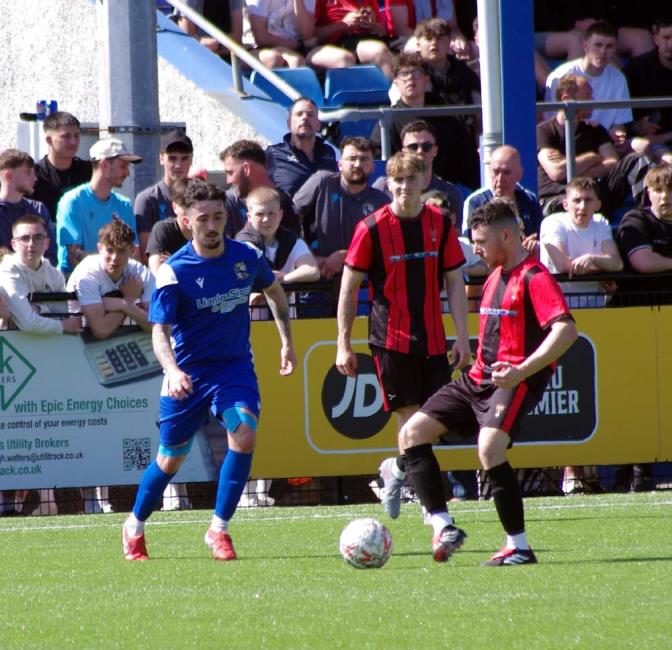 Ben Adams on the ball